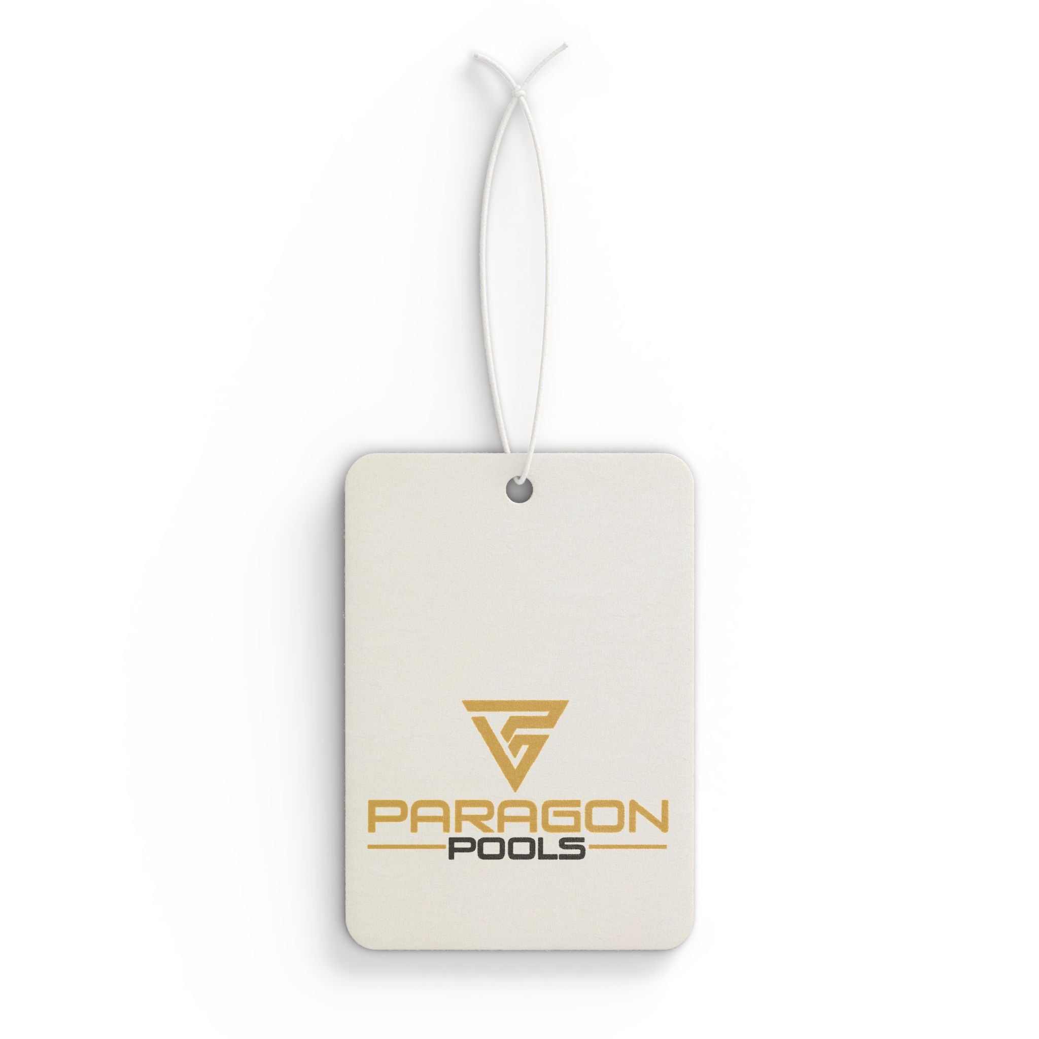Paragon Pools Logo Car Air Freshener – Branded Scented Hanging Ornament