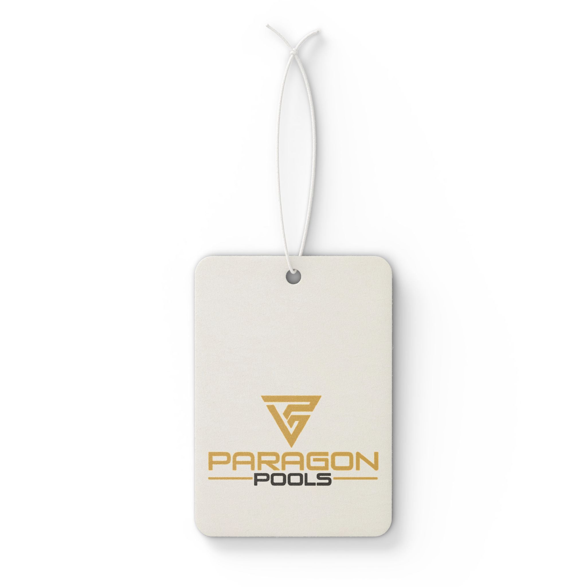 Paragon Pools Logo Car Air Freshener – Branded Scented Hanging Ornament