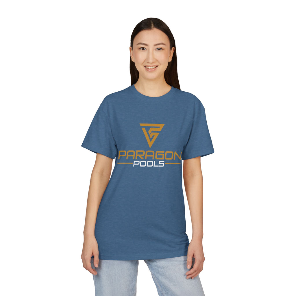 Paragon Logo T‑Shirt — Minimal Gold Graphic Tee