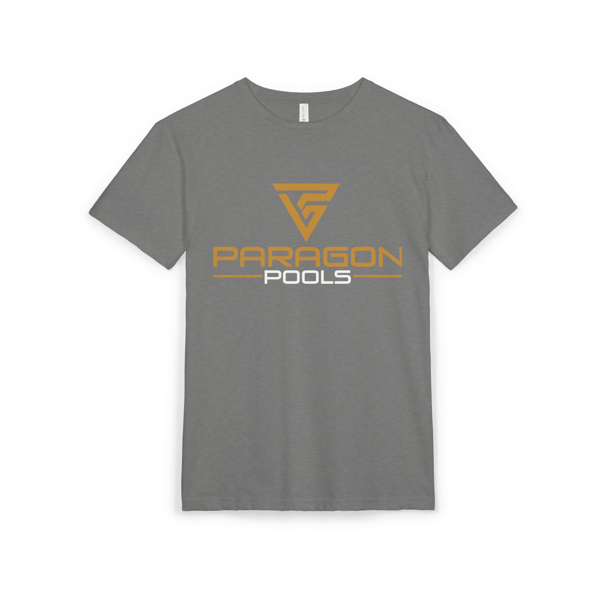 Paragon Logo T‑Shirt — Minimal Gold Graphic Tee