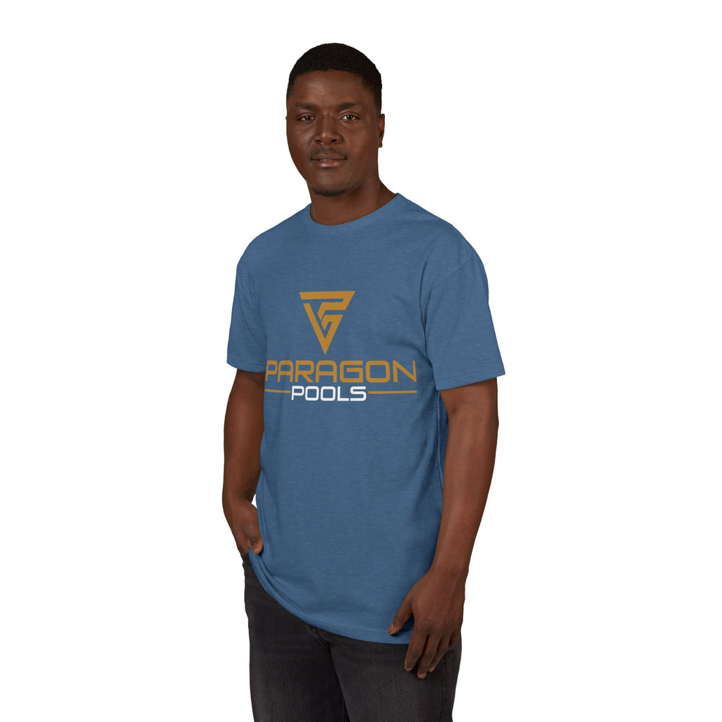 Paragon Logo T‑Shirt — Minimal Gold Graphic Tee
